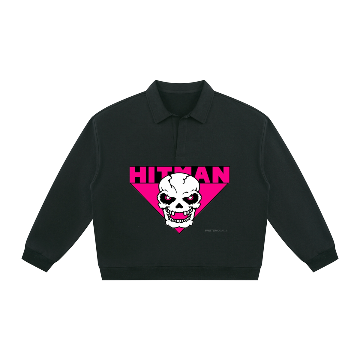 Unisex Oversized Collared Sweatshirt