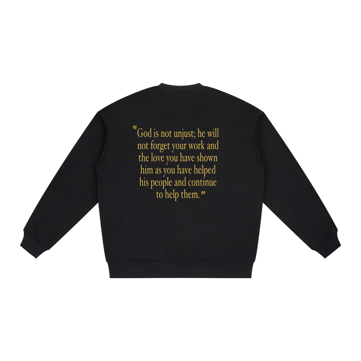 Oversized Drop Shoulder Crewneck Sweatshirt