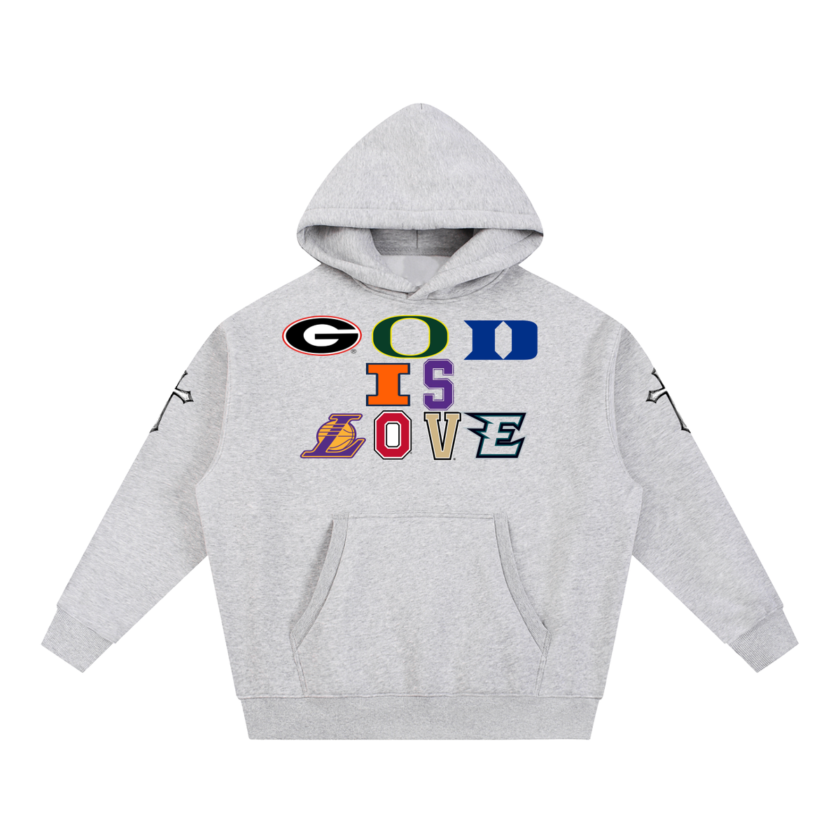 Essential Oversized Boxy Fit Fleece Hoodie